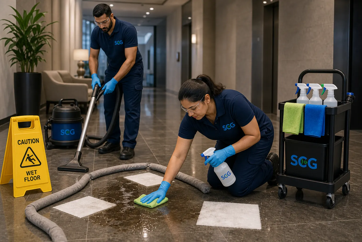 Medical Centre Cleaning team at work in Sydney — Sydney Clean Group