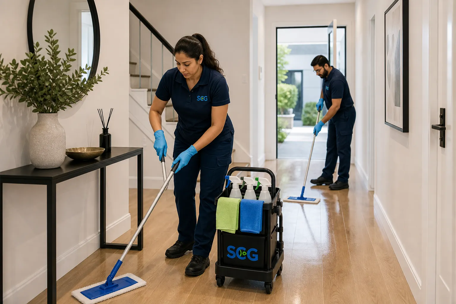 End of Lease Cleaning team at work in Sydney — Sydney Clean Group